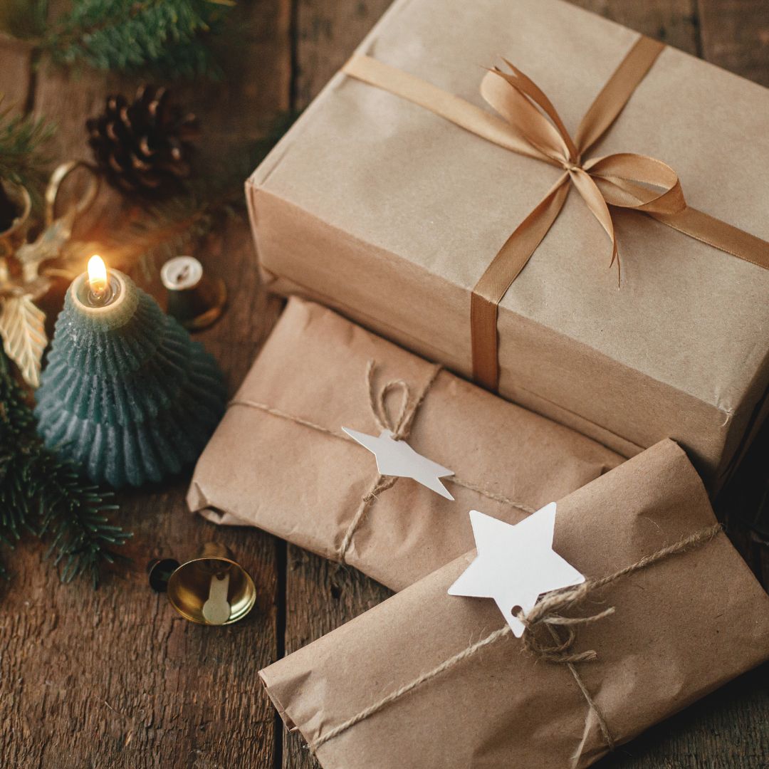 gift set, flatlay photo of gifts