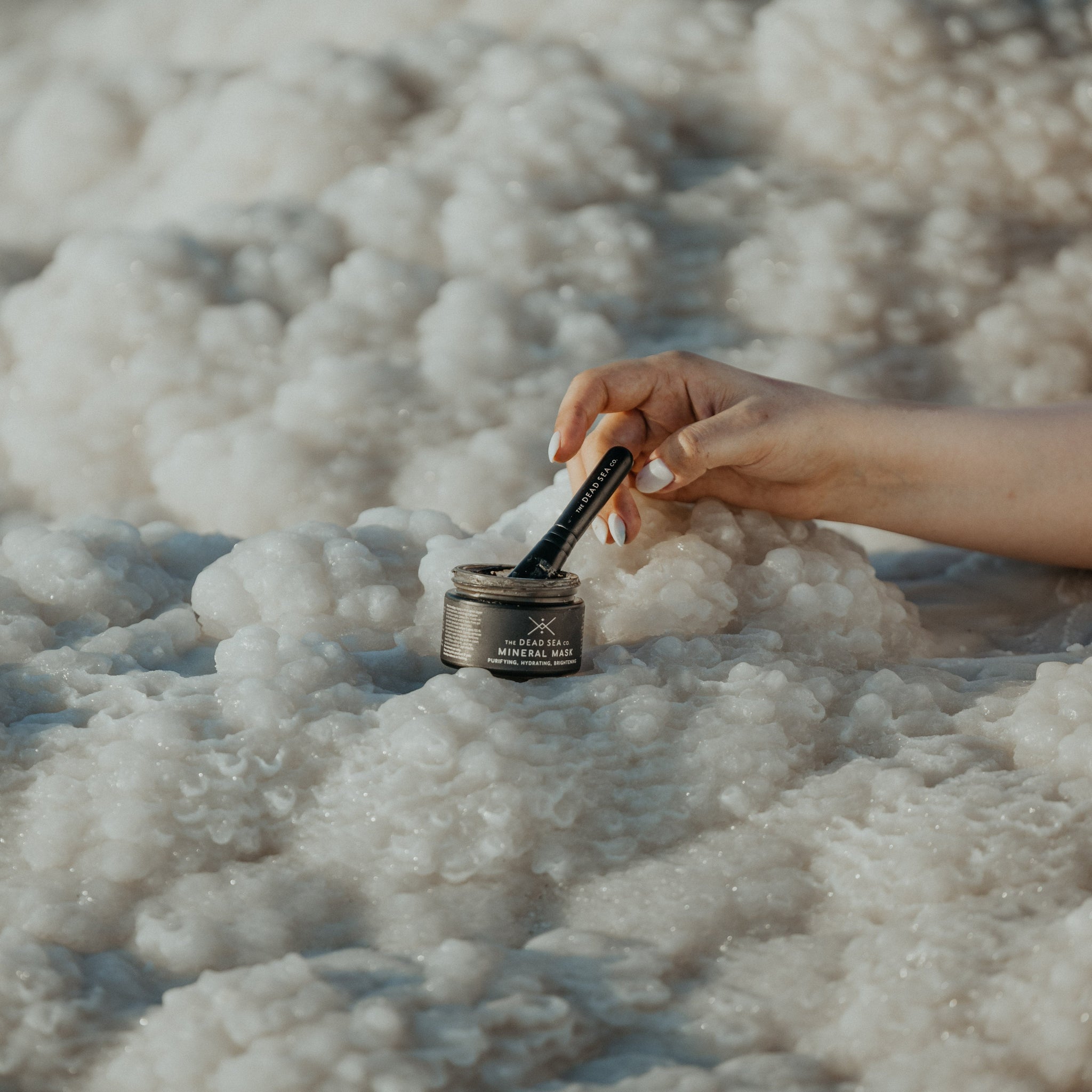  jar of luxurious Dead Sea mud mask, Dead Sea salt crystals,